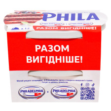 Крем-сир Philadelphia Original 300г + крем-сир Philadelphia Original 300г набір mini slide 3