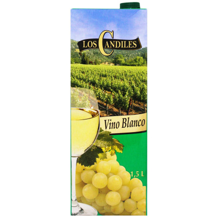 Вино Los Candiles біле сухе 1,5л slide 2