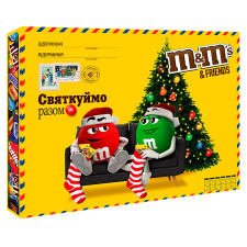 Новорічний подарунок M&M's Friends Бандероль 316г mini slide 1