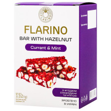 Батончики з фундуком смородиною та м'ятою FLARINO 132 г mini slide 1
