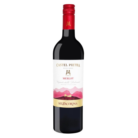 Вино Castel Pietra Merlot V. delle Dolomiti IGT червоне сухе 12,5% 0,75л slide 2