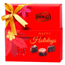 Цукерки Шоколадні Happy Holidays Red Box ТМ Bolci 170 г mini slide 1