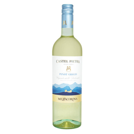 Вино Castel Pietra Pinot Grigio IGT белое сухое 12% 0,75л slide 2