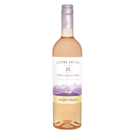 Вино Castel Pietra Pinot Grigio IGT рожеве сухе 12% 0,75л slide 2