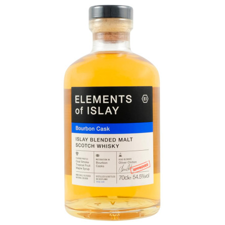 Віскі односолод. Speciality Drinks Elements of Islay Bourbon Cask 0.7 л slide 2