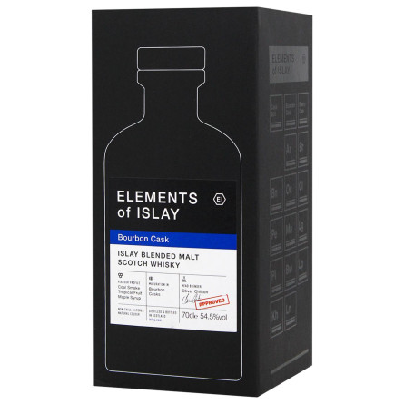 Віскі односолод. Speciality Drinks Elements of Islay Bourbon Cask 0.7 л slide 4