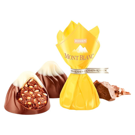 Конфеты Монблан Roshen шоколадны с сезамом slide 2
