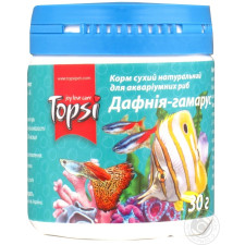 Корм Topsi Дафнія-гамарус для акваріумних риб 30г mini slide 1
