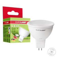 Лампа Eurolamp LED ЕКО D SMD MR16 5W 3000K GU5.3 mini slide 1