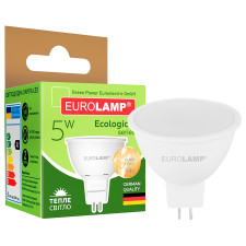 Лампа Eurolamp LED ЕКО D SMD MR16 5W 3000K GU5.3 mini slide 2