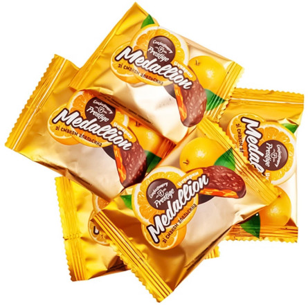 Конфеты Confectionery Prestige Medallion со вкусом апельсина весовые slide 2