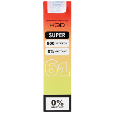 Одноразова електронна сигарета HQD Super №61 3мл 800 затяжок mini slide 1