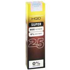 Одноразова електронна сигарета HQD Super №25 3мл 800 затяжок mini slide 2