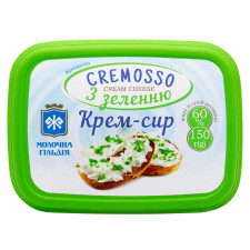 Крем-сир Молочна Гільдія з зеленню 60% 150г mini slide 3