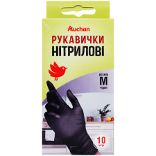 АШАН RB/РУКАВИЦІ НІТРИЛ М 10ШТ mini slide 2