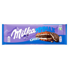 Шоколад молочный Milka с кусочками печенья Орео 300г mini slide 1