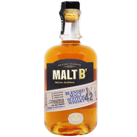 Виски Malt B Scotch 40% 0,7л slide 2