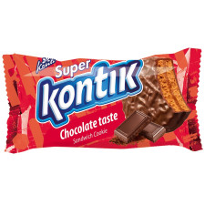 Печенье-сэндвич Konti Супер-Контик шоколадный вкус 100г mini slide 3