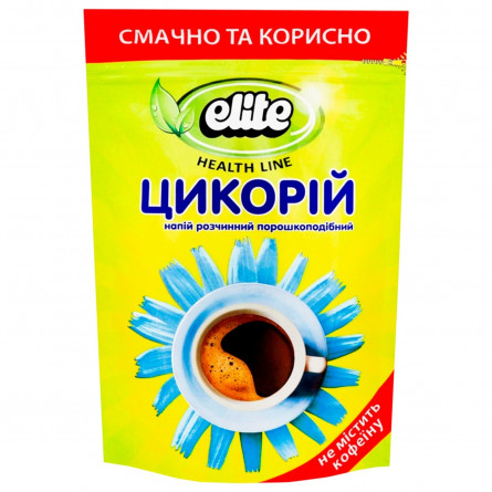 Напиток Элит Цикорий растворимый порошкообразный без кофеина вакуумная упаковка 100г Россия slide 2