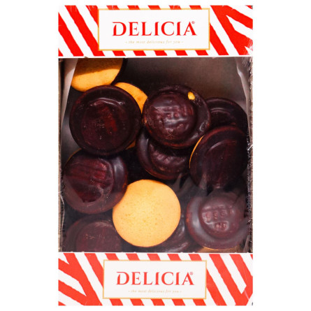 Печенье Delicia сдобное сбивное со вкусом апельсина 300г slide 3