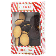 Печенье Delicia сдобное сбивное со вкусом вишни 300г mini slide 2