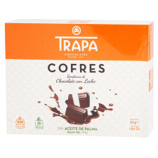 Конфеты Trapa Cofres Молочный шоколад 53г mini slide 1