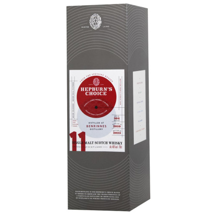 Віскі Hunter Laing Hepburn's Choice Benrinnes 11YO 0.7 л slide 3