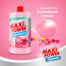 Средство для мытья посуды Maxi Power Бабл Гам запаска 1л mini slide 4