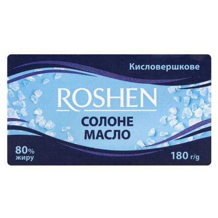 Масло Roshen соленое кислосливочное 80% 180г slide 2