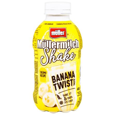 Напій молочний Muller Shake Банан 3,5% 400г slide 1