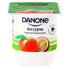 Йогурт Danone персик-маракуйя 1,2% 115г mini slide 1