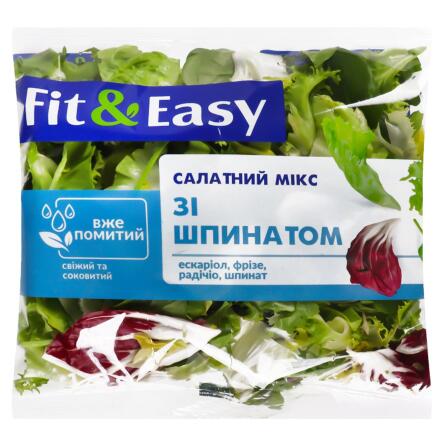 Мікс салатний Fit&Easy зі шпинатом 120г slide 1