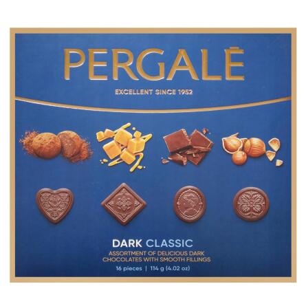 Цукерки Pergale Classic чорний шоколад 114г slide 2