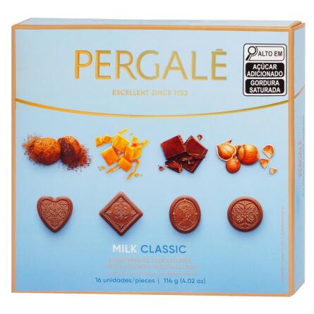 Цукерки Pergale Classic молочний шоколад 114г slide 1