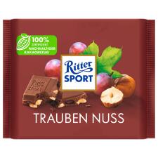 Шоколад молочний Ritter Sport з родзинками та горіхами 100г mini slide 1