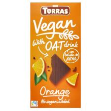 Шоколад чорний Torras Vegan з вівсяним молоком та апельсином без цукру 100г mini slide 1