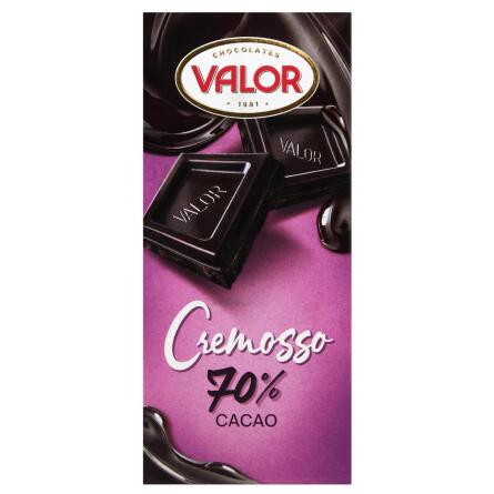 Шоколад черный Valor Cremosso с миндалевой пастой 70% 90г slide 1