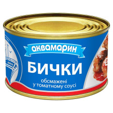 Бички Аквамарин обсмажені у томатному соусі 230г mini slide 2