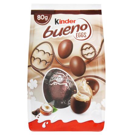 Цукерки Kinder Bueno Eggs молочний шоколад з какао та фундуком 84г slide 2
