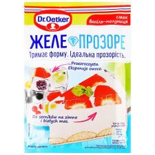 Желе Dr.Oetker Прозрачное со вкусом ваниль-клубника 72г mini slide 1