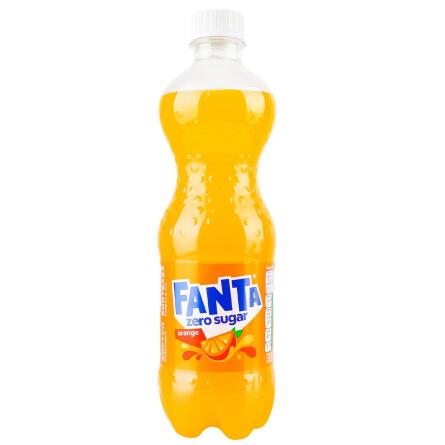 Напиток газированный Fanta Zero Sugar апельсин 0,5л slide 1