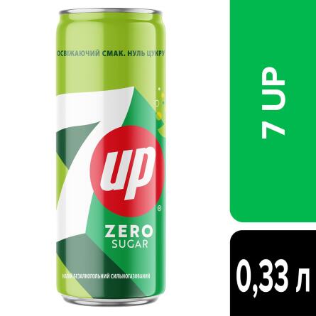 Напиток газированный 7up Zero Sugar 0,33л slide 2