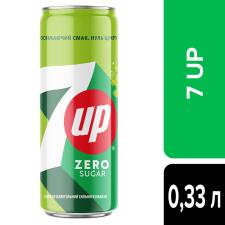 Напиток газированный 7up Zero Sugar 0,33л mini slide 2