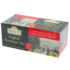 Чай черный Ахмад Английский к завтраку пакетированный 40х2г mini slide 4