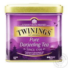 Чай Twinings Darjeeling чорний байховий середньолистовий 100г mini slide 1