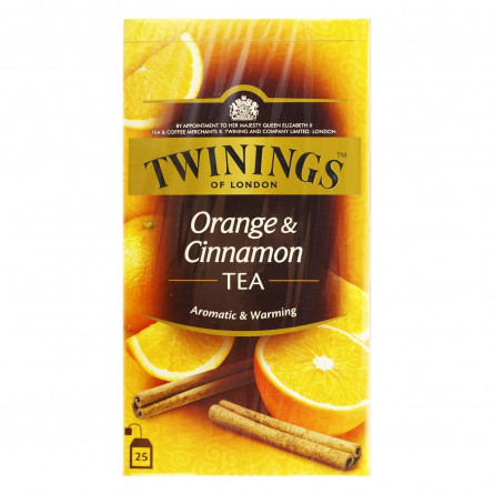 Чай чорний Twinings of London зi смаком апельсину та корицi 25шт 2г slide 1