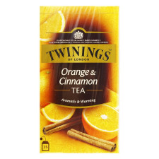 Чай чорний Twinings of London зi смаком апельсину та корицi 25шт 2г mini slide 1