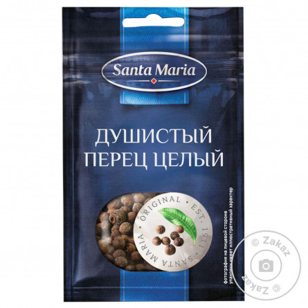 Приправа Santa Maria Перець духм'яний цілий 11г slide 1