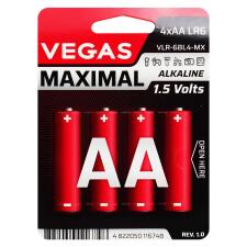 Батарейки Vegas Maximal АА 4шт mini slide 1