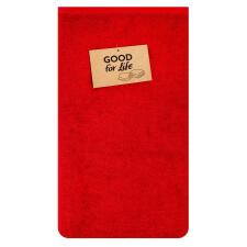 Рушник Good for Life махровий червоний 400г/м2 40х70см mini slide 1